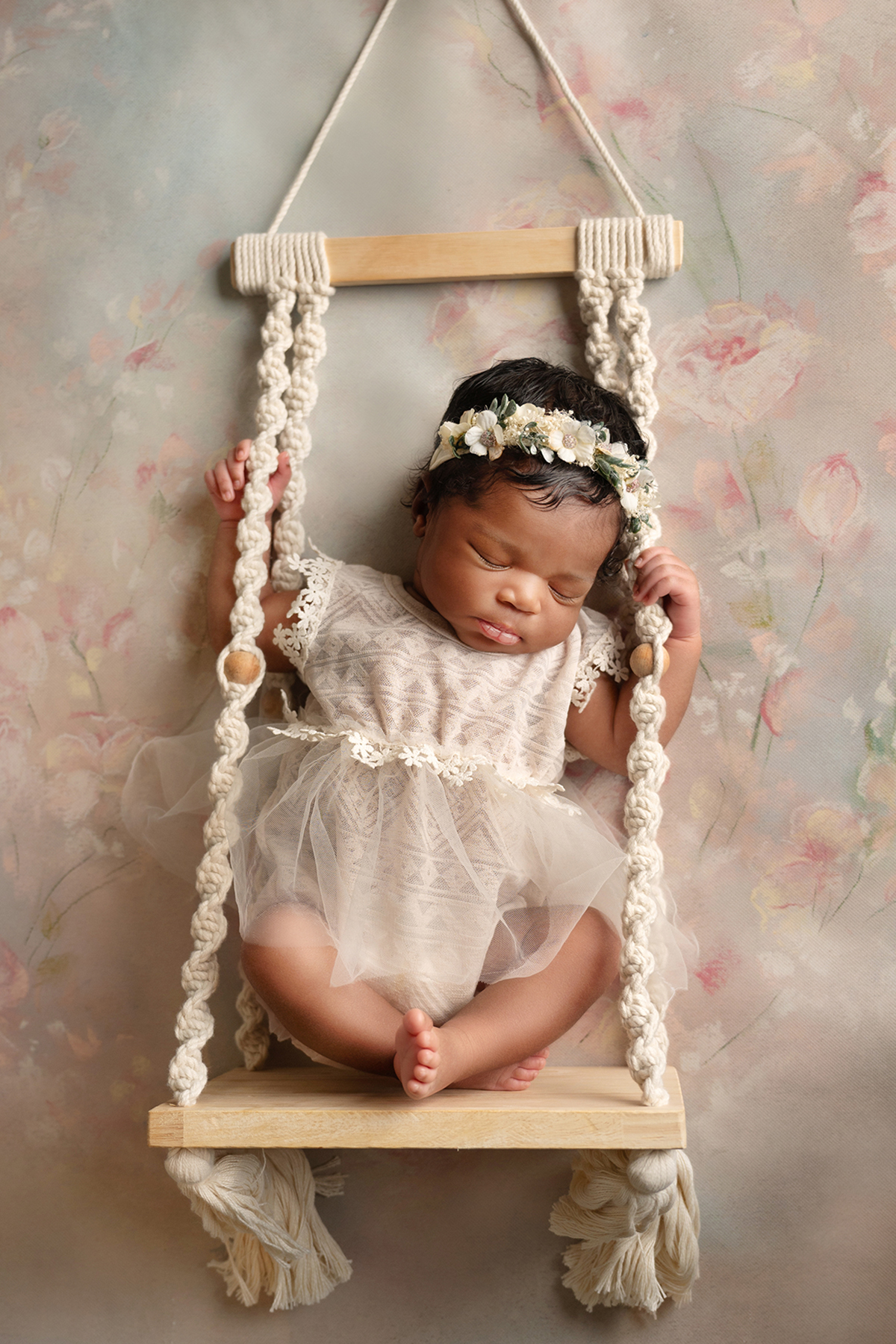 newborn portraits taken in-home in Aubrey, TX