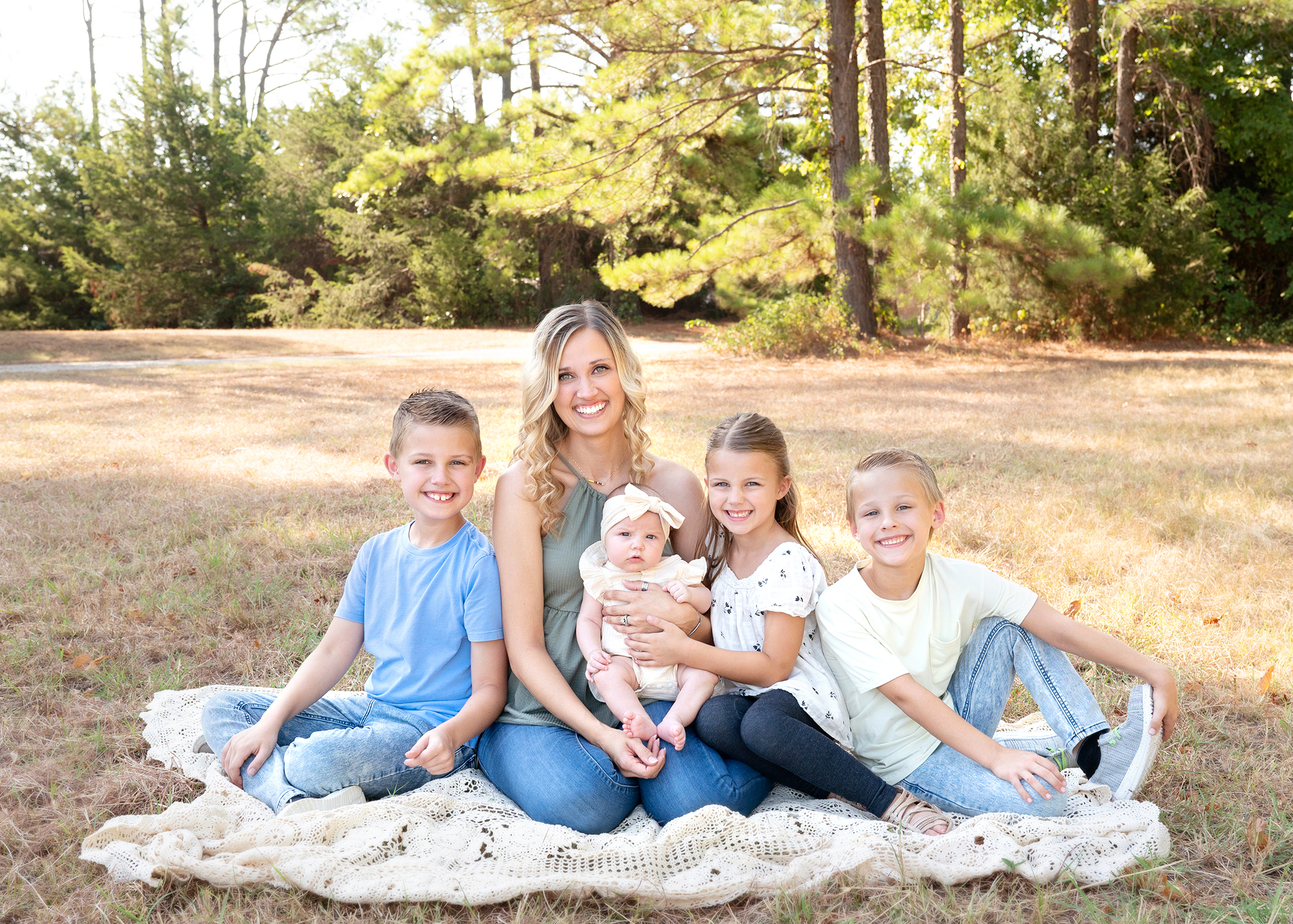 Family photos taken in Aubrey, Texas