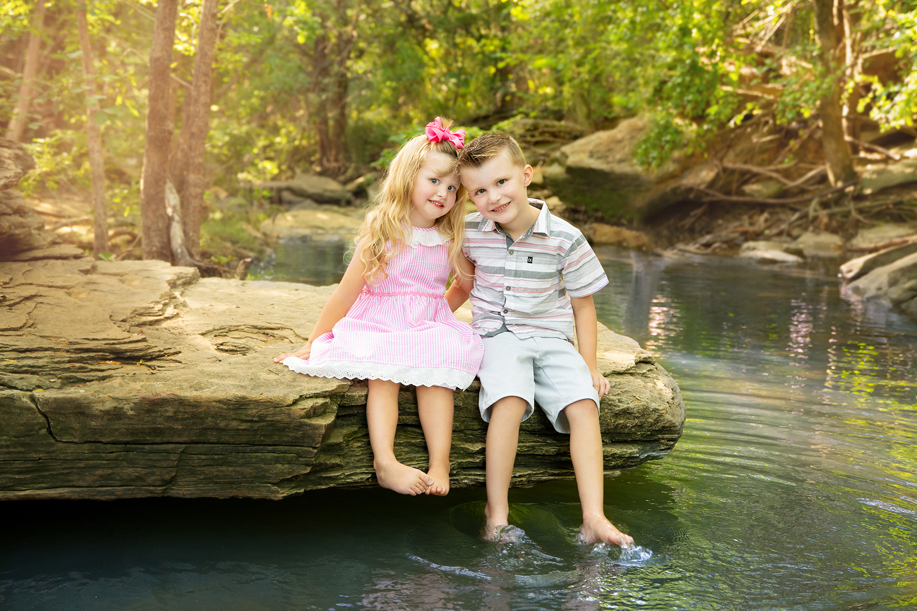 Creek mini session Flower Mound, Texas 2025